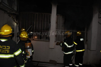 بالصور: للمرة الثانية خلال أسبوعين - حريق كبير داخل مدرسة طوماشين بمدينة اللد